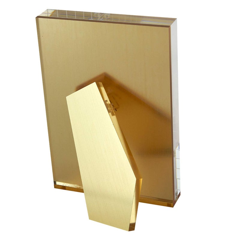 TIZO Design Vertical 5x7 Lucite Picture Frame, Durable 1 Inch Thick Clear Lucite & Magnetic Closures, Elegant & Practical Boutique Quality Photo Frame (Multiple Colors Available) - Image 2